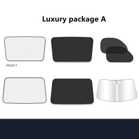 Car Sunroof Sunshade Sunscreen And Heat Insulation Artifact (Option: Luxury package A)