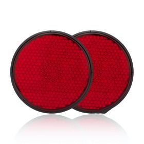 Round Lattice Reflector 24LED Brake Turn Signal (Option: Red-2PCS)