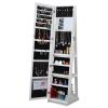 Full Length Mirror 360¬∞ Swivel Jewelry Cabinet