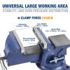 Bench Vise, Jaw  Swivel Base Clamp On Vice Table Vise Heavy Duty Bench Vise for Woodworking, Cutting Conduit, Drilling, Metalworking