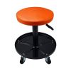 Shop Garage Adjustable Rolling Mechanic Stool with Tool Tray