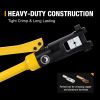 10T Hydraulic Crimping Tool 12-2/0AWG Hydraulic Cable Crimping Tool 0.43 inch Stroke Hydraulic Lug Crimper Electrical Terminal Crimper with 9 Pairs of