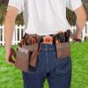 Adjusts from 29 Inches to 54 Inches 13 Pockets Tool Belt