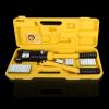 10T Hydraulic Crimping Tool 12-2/0AWG Hydraulic Cable Crimping Tool 0.43 inch Stroke Hydraulic Lug Crimper Electrical Terminal Crimper with 9 Pairs of