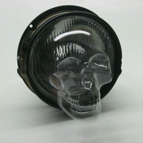 Skull Headlight Covers Decorative Protective Head Light Cover For Car Truck Motorcycle Universal Headlight Cover (size: large)