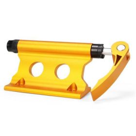 Bicycle Front Fork Quick Release Fixing Clip (Color: Yellow)