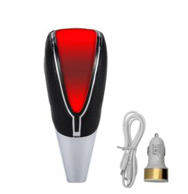 Car Modification Accessories LED Light Head Touch Sensor Light Lever (Option: Red-Medium light-USB)